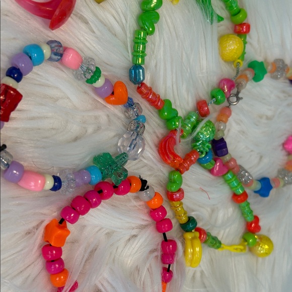 Vintage 90s Candy Rave Bracelets & Rings - Picture 2 of 3